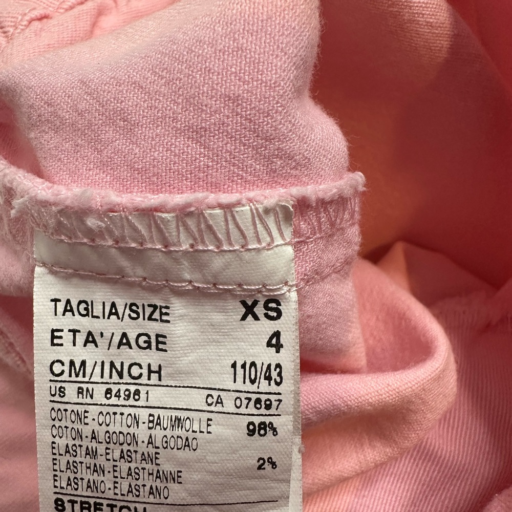 United Colors Of Benetton Light Pink Kids Casual Bottoms Size XS Age 4 - Picture 8 of 9